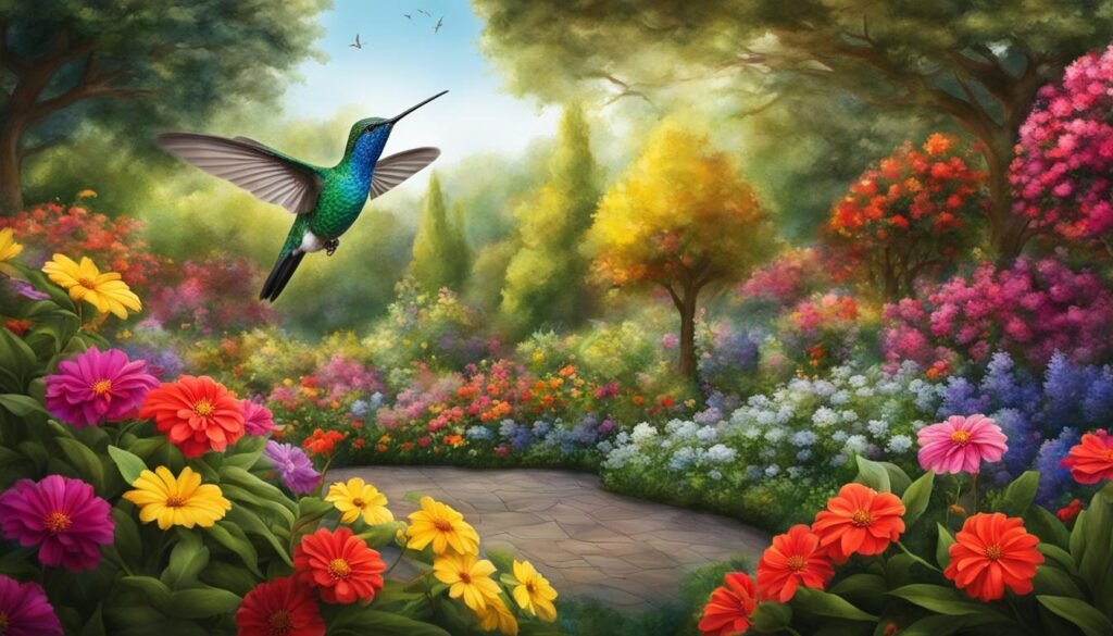 Hummingbird Illustration Background Ideas