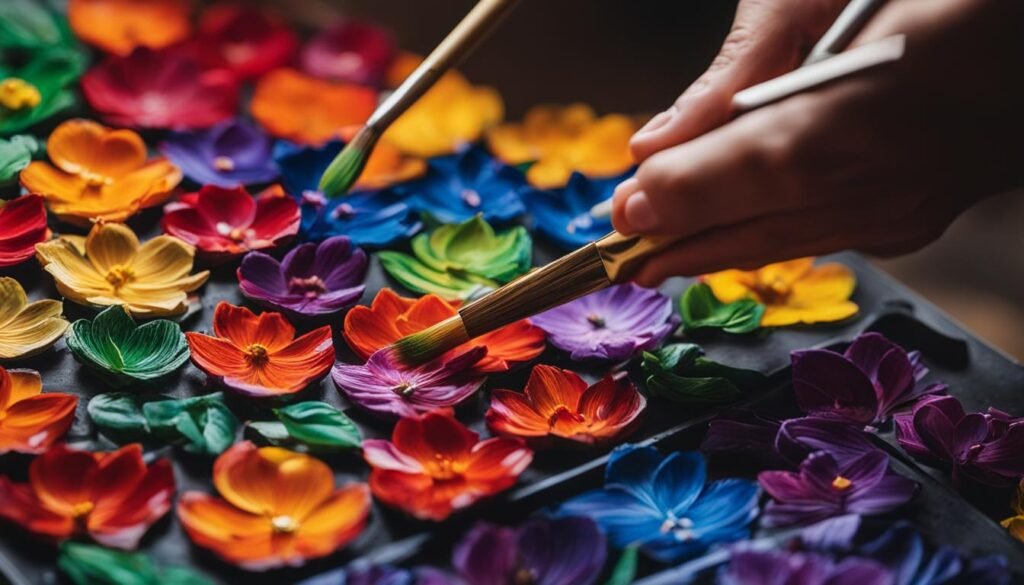 painting flower drawings